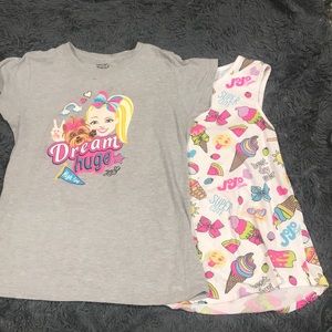 Jojo Siwa short sleeve shirt and tank top